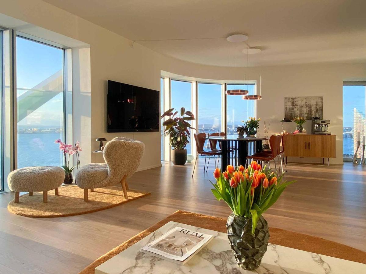 Amazing Sea View Apartment ออร์ฮูช ภายนอก รูปภาพ